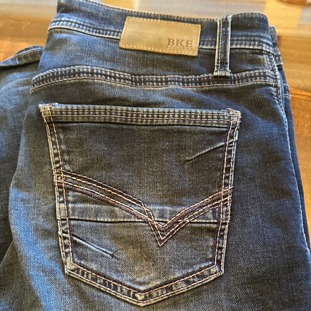 BKE Dark Blue Denim Jeans